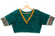 Green Silk Cotton Readymade Blouse PV BL 137