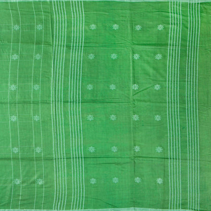 Green Tussar Silk Saree Handwoven PT 2083 - Tussar Silk - Panjavarnam PT 2083