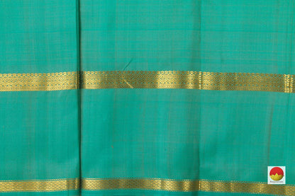 Grey Kanchipuram Silk Saree Handwoven Pure Silk Pure Zari For Festive Wear PV KNN 110 - Silk Sari - Panjavarnam PV KNN 110