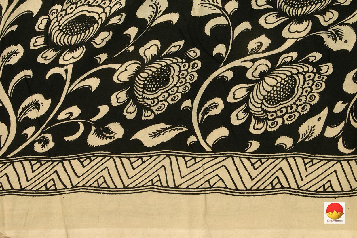 Handpainted Kalamkari Saree - Organic Dyes - PKM 554 - Kalamkari Silk - Panjavarnam PKM 554