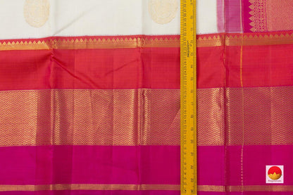 Kanchipuram Silk Saree - Handwoven Pure Silk - Pure Zari -Ganga Jamuna - PV J 148 - Silk Sari - Panjavarnam