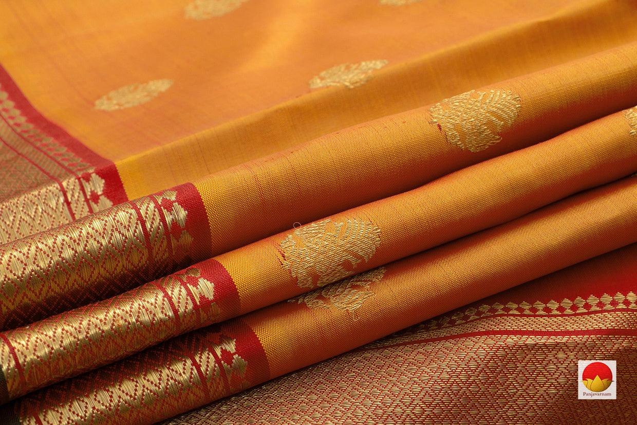 Kanchipuram Silk Saree - Handwoven Pure Silk - Pure Zari - PV 2025 - Silk Sari - Panjavarnam