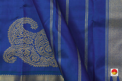 Kanchipuram Silk Saree - Handwoven Pure Silk - Pure Zari - PV ABI 1223 - Silk Sari - Panjavarnam