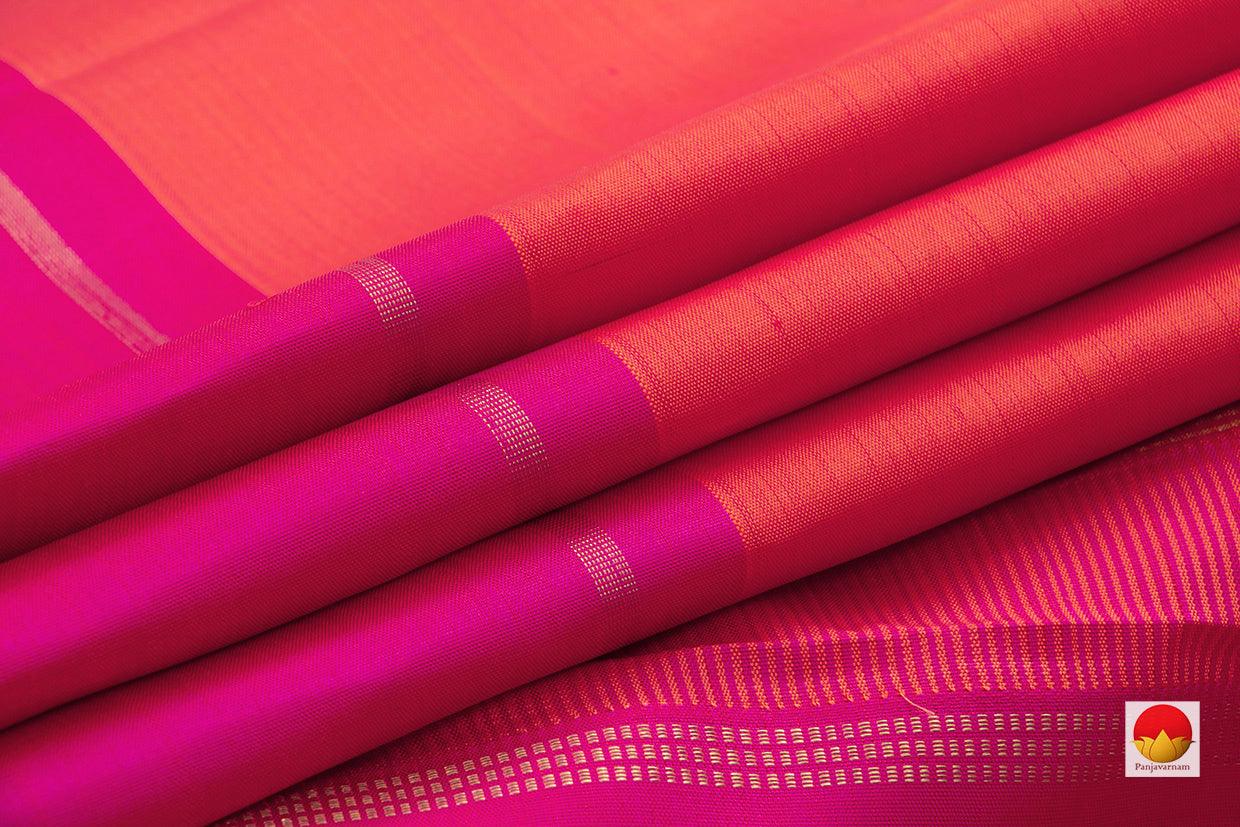 Kanchipuram Silk Saree - Handwoven Pure Silk - Pure Zari - PV GTA 31 - Silk Sari - Panjavarnam