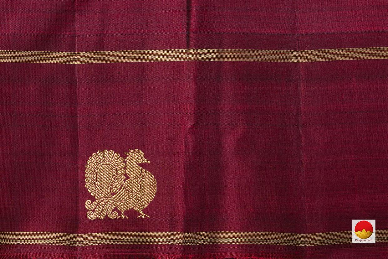 Kanchipuram Silk Saree - Handwoven Pure Silk - Pure Zari - PV GTA 39 - Silk Sari - Panjavarnam PV GTA 39