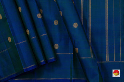 Kanchipuram Silk Saree - Handwoven Pure Silk - Pure Zari - PV GTA 50 - Silk Sari - Panjavarnam