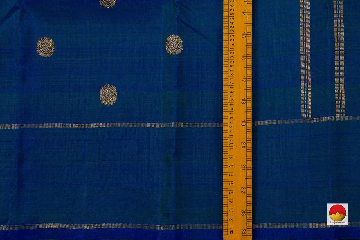 Kanchipuram Silk Saree - Handwoven Pure Silk - Pure Zari - PV GTA 50 - Silk Sari - Panjavarnam
