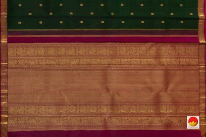 Kanchipuram Silk Saree - Handwoven Pure Silk - Pure Zari - PV GTA 56 - Silk Sari - Panjavarnam
