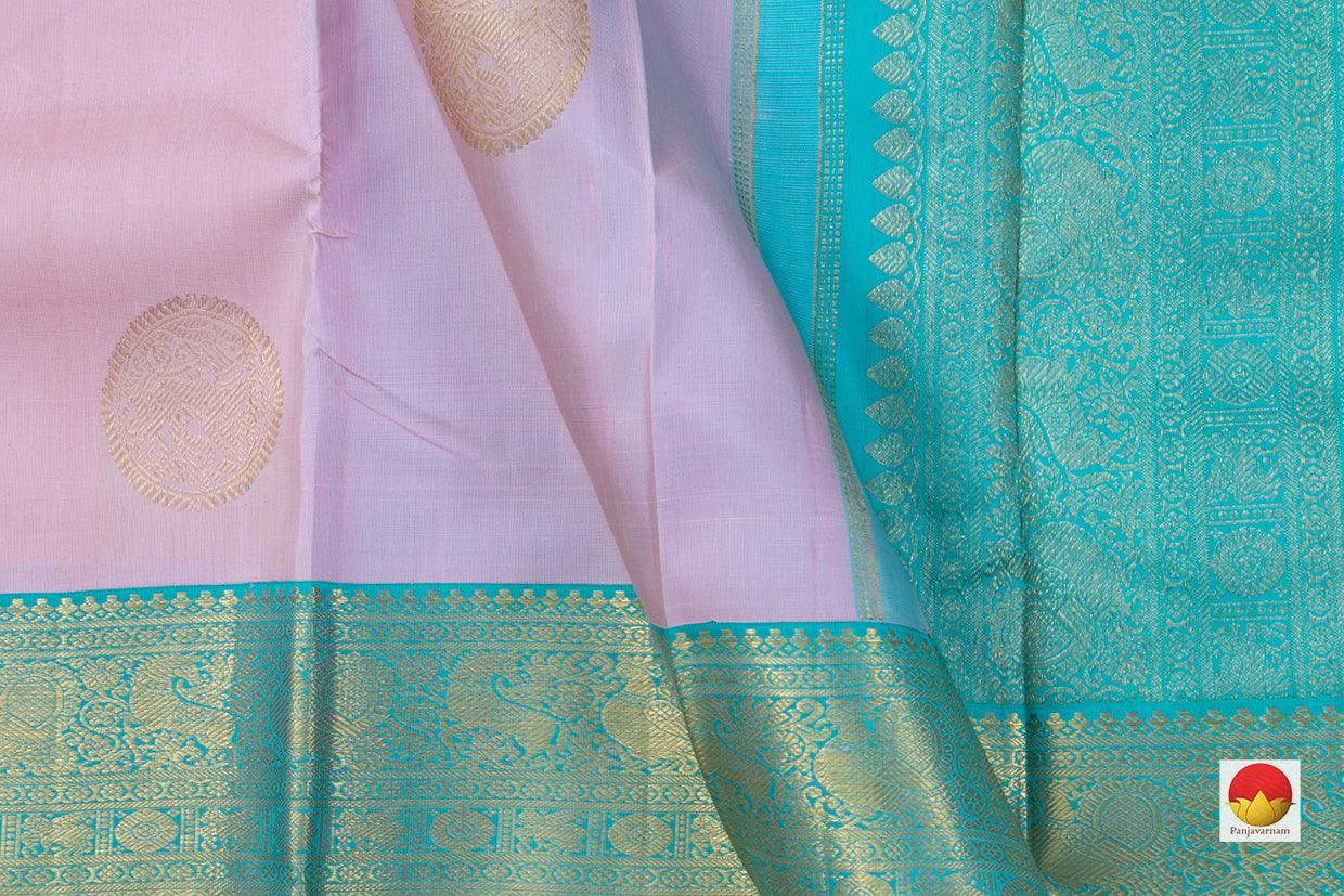 Kanchipuram Silk Saree - Handwoven Pure Silk - Pure Zari - PV J 1000 - Silk Sari - Panjavarnam