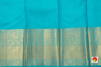 Kanchipuram Silk Saree - Handwoven Pure Silk - Pure Zari - PV J 1000 - Silk Sari - Panjavarnam