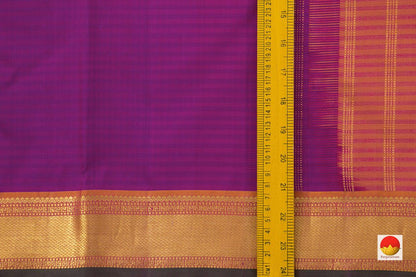 Kanchipuram Silk Saree - Handwoven Pure Silk - Pure Zari - PV J 147 - Silk Sari - Panjavarnam