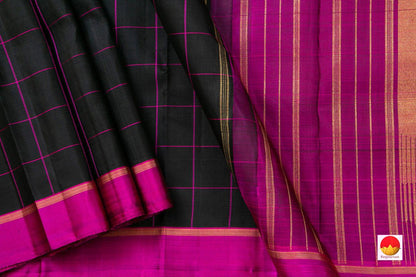 Kanchipuram Silk Saree - Handwoven Pure Silk - Pure Zari - PV NYC 559 - Silk Sari - Panjavarnam