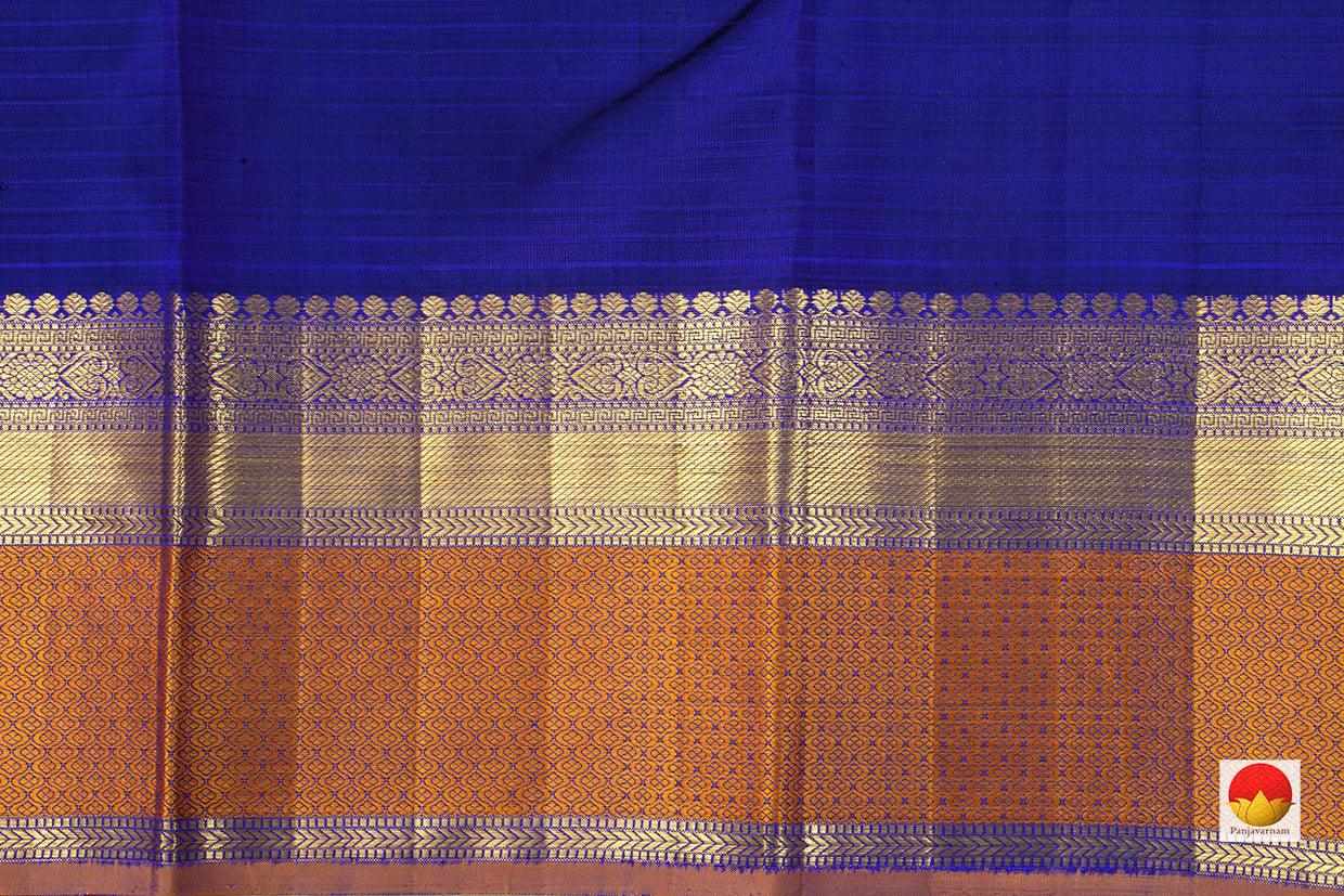 Kanchipuram Silk Saree - Handwoven Pure Silk - Pure Zari - PV NYC 562 - Silk Sari - Panjavarnam PV NYC 562