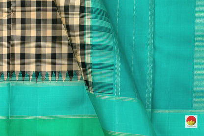 Kanchipuram Silk Saree - Handwoven Pure Silk - Pure Zari - PV NYC 576 - Silk Sari - Panjavarnam