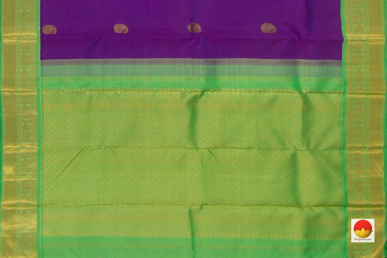 Kanchipuram Silk Saree - Handwoven Pure Silk - Pure Zari - PV NYC 802 - Silk Sari - Panjavarnam PV NYC 802