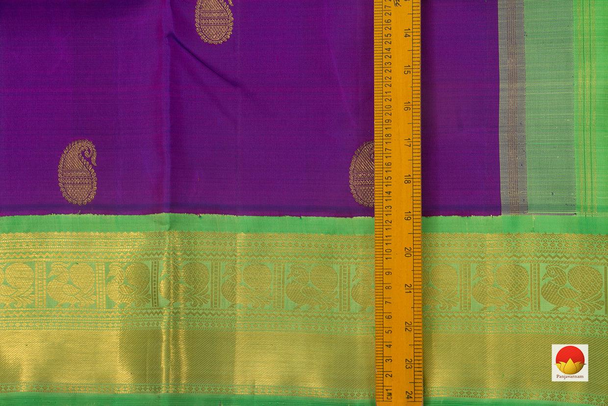 Kanchipuram Silk Saree - Handwoven Pure Silk - Pure Zari - PV NYC 802 - Silk Sari - Panjavarnam PV NYC 802