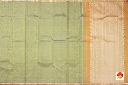 Kanchipuram Silk Saree - Handwoven Pure Silk - Pure Zari - PV NYC 847 - Silk Sari - Panjavarnam