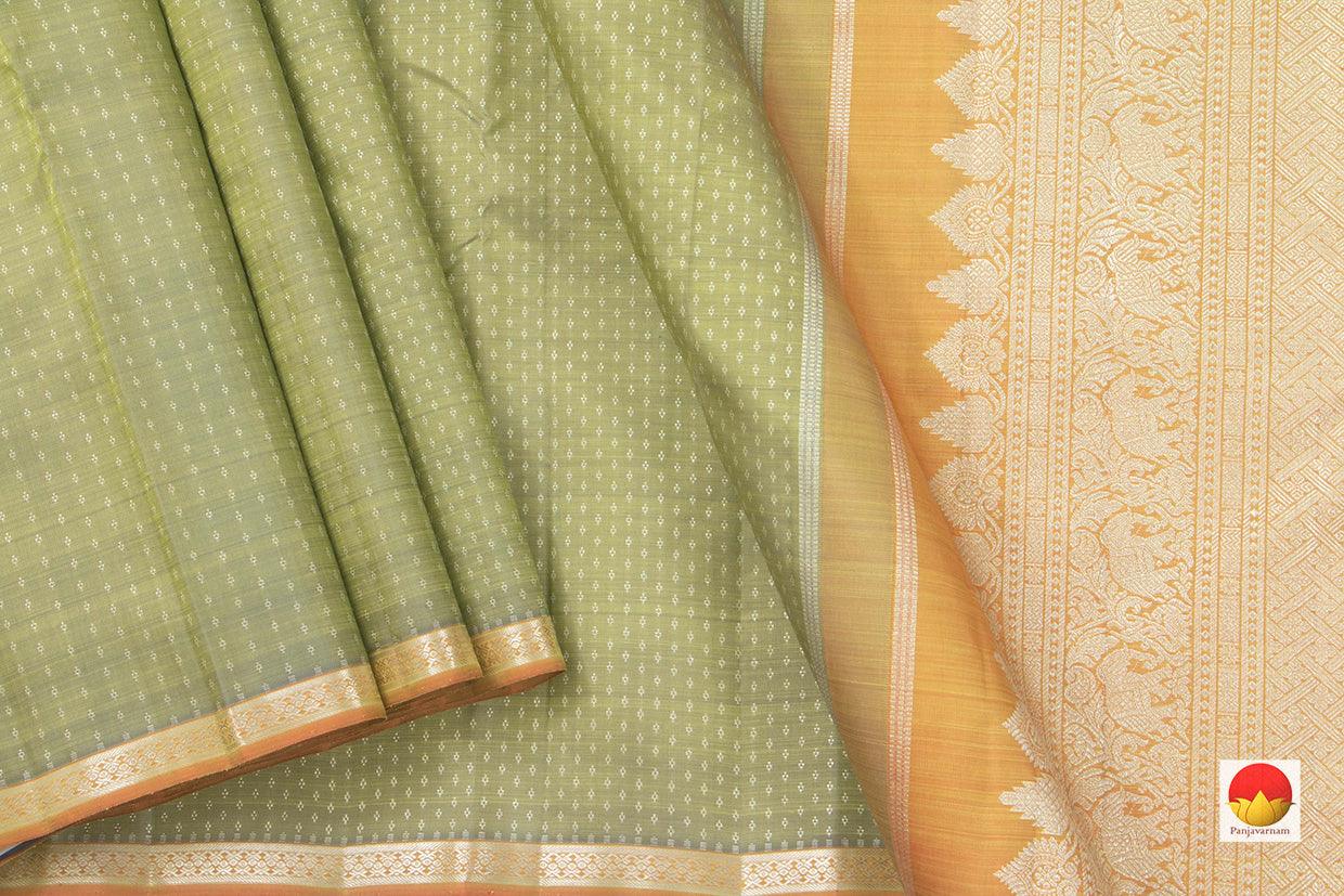 Kanchipuram Silk Saree - Handwoven Pure Silk - Pure Zari - PV NYC 847 - Silk Sari - Panjavarnam PV NYC 847