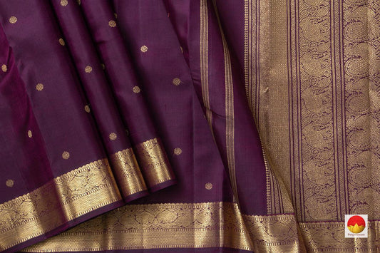 Kanchipuram Silk Saree - Handwoven Pure Silk - Pure Zari - PV NYC 936 - Silk Sari - Panjavarnam