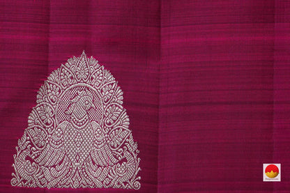 Kanchipuram Silk Saree - Handwoven Pure Silk - Pure Zari - PV NYC 963 - Silk Sari - Panjavarnam