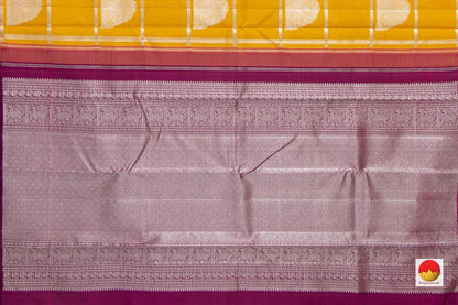 Kanchipuram Silk Saree - Handwoven Pure Silk - Pure Zari - PV NYC 963 - Silk Sari - Panjavarnam PV NYC 963