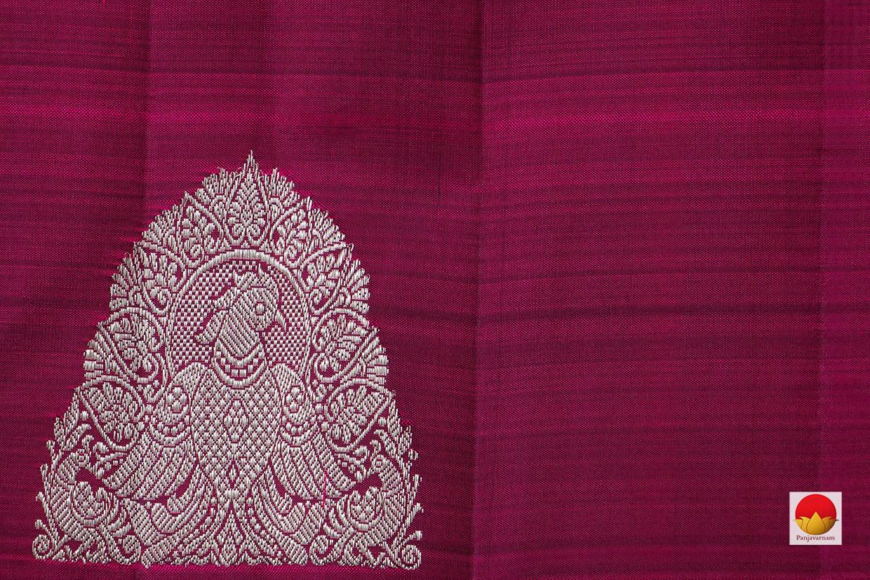 Kanchipuram Silk Saree - Handwoven Pure Silk - Pure Zari - PV NYC 963 - Silk Sari - Panjavarnam PV NYC 963