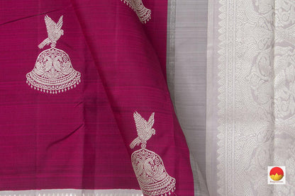 Kanchipuram Silk Saree - Handwoven Pure Silk - Pure Zari - PV NYC 971 - Silk Sari - Panjavarnam PV NYC 971