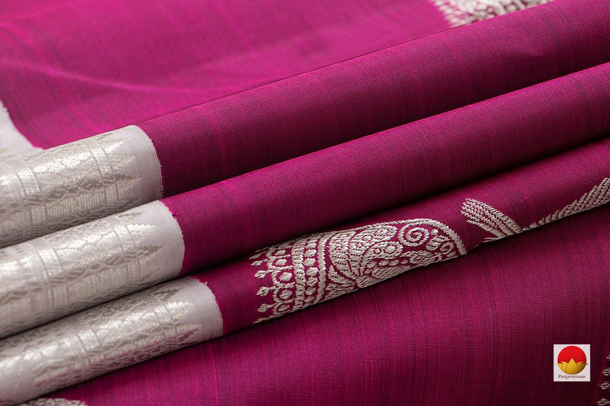 Kanchipuram Silk Saree - Handwoven Pure Silk - Pure Zari - PV NYC 971 - Silk Sari - Panjavarnam PV NYC 971