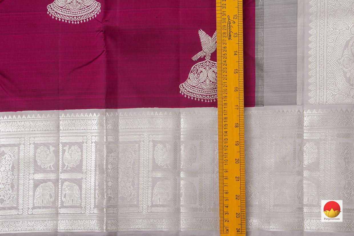 Kanchipuram Silk Saree - Handwoven Pure Silk - Pure Zari - PV NYC 971 - Silk Sari - Panjavarnam PV NYC 971