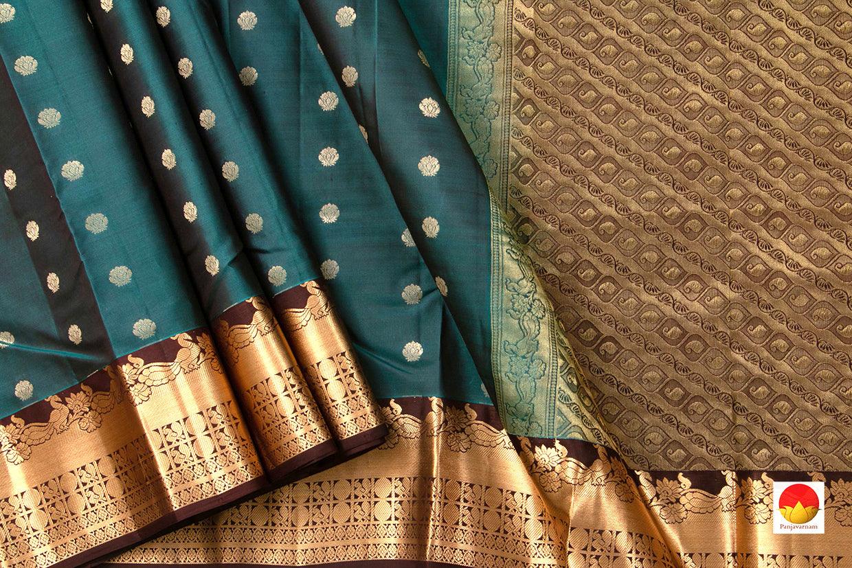 Kanchipuram Silk Saree - Pure Silk - PV NYC 577 - Silk Sari - Panjavarnam PV NYC 577