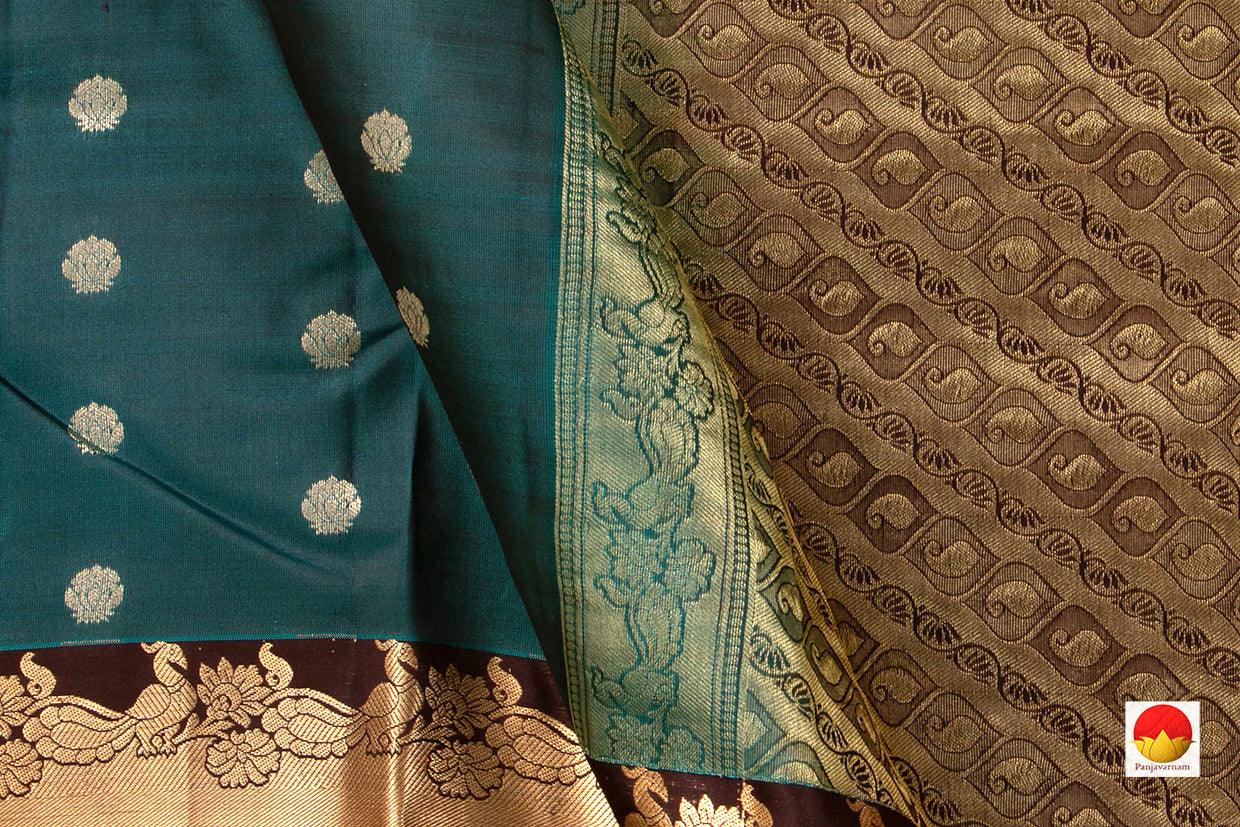 Kanchipuram Silk Saree - Pure Silk - PV NYC 577 - Silk Sari - Panjavarnam PV NYC 577