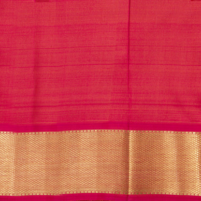 Lavender And Red Kanchipuram Silk Saree For Wedding Wear PV NYC 1536 - Silk Sari - Panjavarnam PV NYC 1536