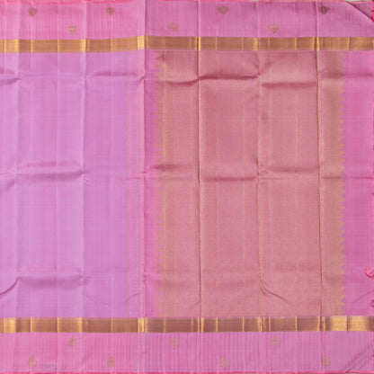 Lilac And Pink Kanchipuram Silk Saree For Wedding Wear PV NYC 1453 - Silk Sari - Panjavarnam PV NYC 1453
