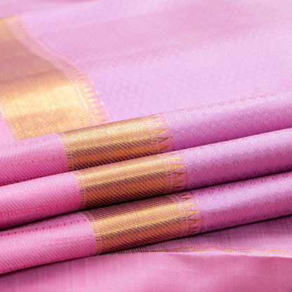 Lilac And Pink Kanchipuram Silk Saree For Wedding Wear PV NYC 1453 - Silk Sari - Panjavarnam PV NYC 1453