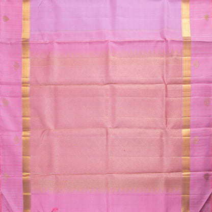 Lilac And Pink Kanchipuram Silk Saree For Wedding Wear PV NYC 1453 - Silk Sari - Panjavarnam PV NYC 1453
