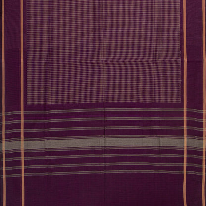 Magenta Kanchi Cotton Saree PV MM KC 116 - Cotton Saree - Panjavarnam PV MM KC 116