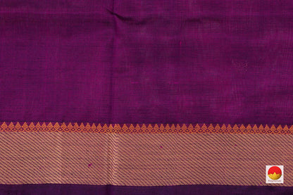 Magenta Kanchi Silkcotton Saree For Office Wear PV KSC 1229 - Silk Cotton - Panjavarnam PV KSC 1229