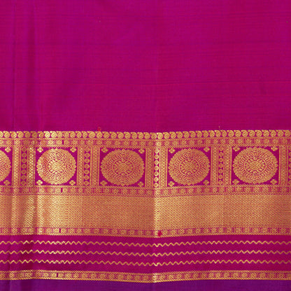 Manthulir Green And Pink Kanchipuram Silk Saree For Festive Wear PV NYC 1335 - Silk Sari - Panjavarnam PV NYC 1335