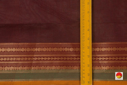 Maroon Chettinad Cotton Saree For Casual Wear PV SK CC 128 - Cotton Saree - Panjavarnam PV SK CC 128