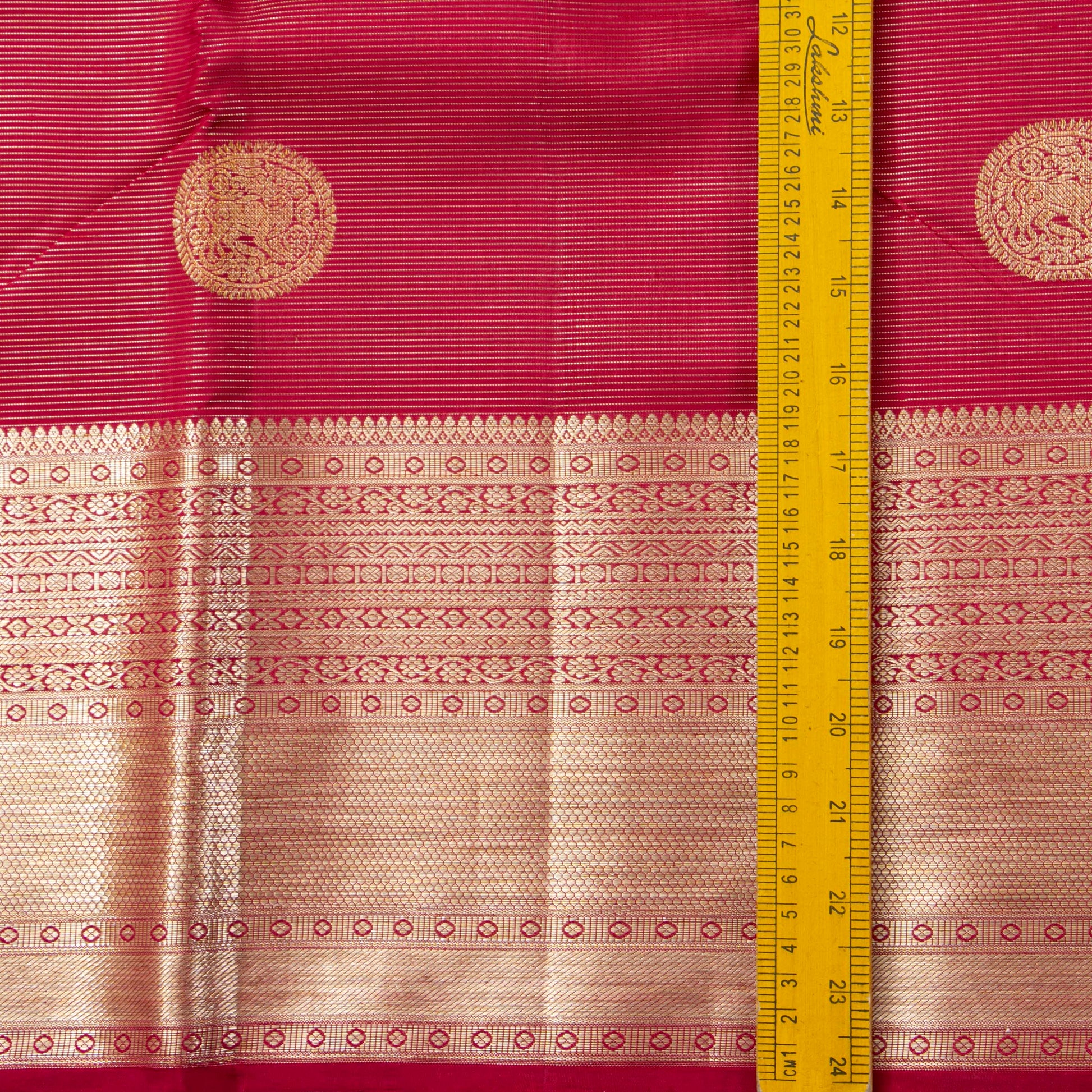 Maroon Kanchipuram Silk Saree For Wedding Wear PV NYC 1491 - Silk Sari - Panjavarnam PV NYC 1491