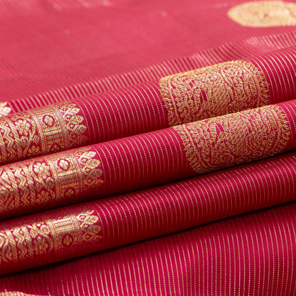 Maroon Kanchipuram Silk Saree For Wedding Wear PV NYC 1491 - Silk Sari - Panjavarnam PV NYC 1491