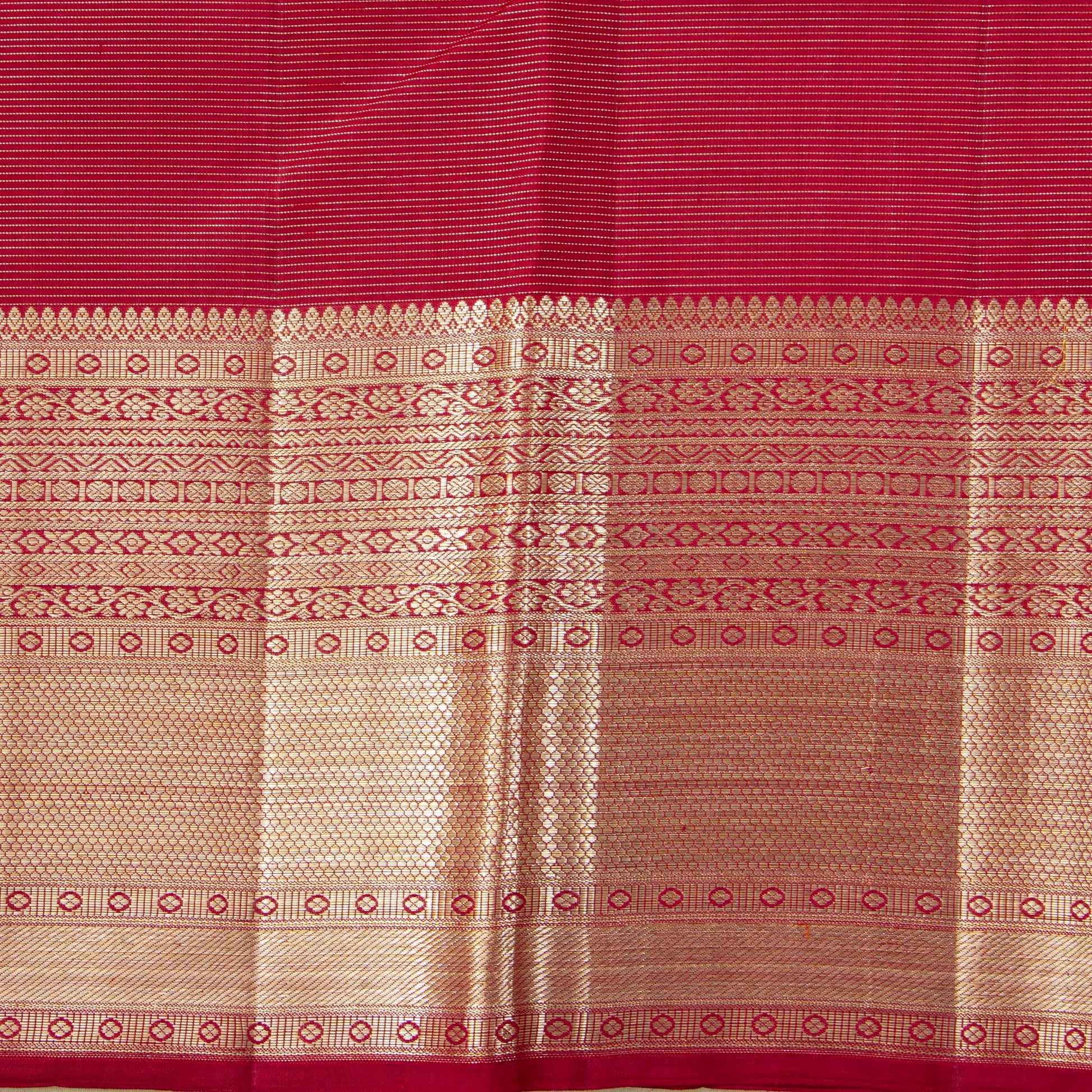 Maroon Kanchipuram Silk Saree For Wedding Wear PV NYC 1491 - Silk Sari - Panjavarnam PV NYC 1491