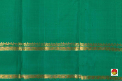 Maroon Kanchipuram Silk Saree Handwoven Pure Silk Pure Zari For Festive Wear PV NYC 885 - Silk Sari - Panjavarnam