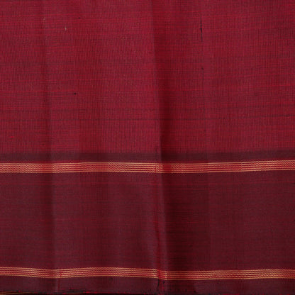 Maroon Kanjivaram Silk Saree With Silk Thread Work For Wedding Wear PV NYC 1250 - Silk Sari - Panjavarnam PV NYC 1250