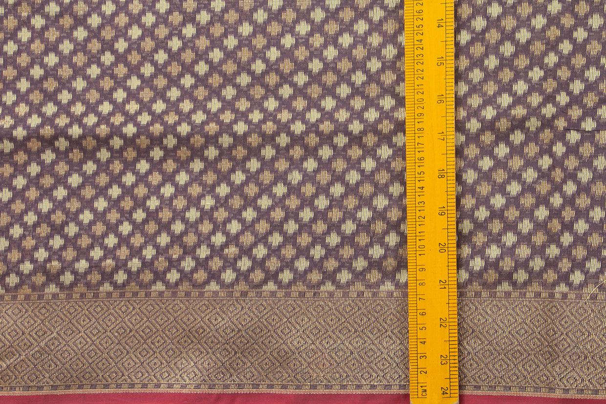 Mauve Banarasi Silk Cotton Saree For Party Wear PSC NYC 1115 - Silk Cotton - Panjavarnam