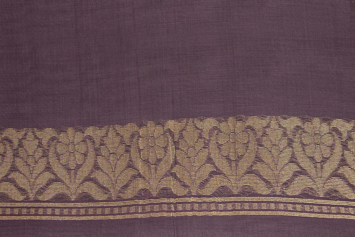 Mauve Banarasi Silk Cotton Saree For Party Wear PSC NYC 1115 - Silk Cotton - Panjavarnam PSC NYC 1115