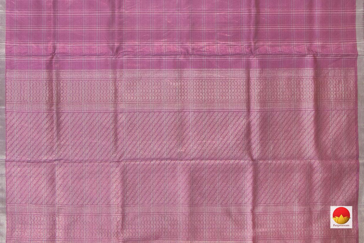 Mauve Handwoven Soft Silk By Tissue Saree Pure Silk For Festive Wear PV KU 103 - Silk Sari - Panjavarnam PV KU 103