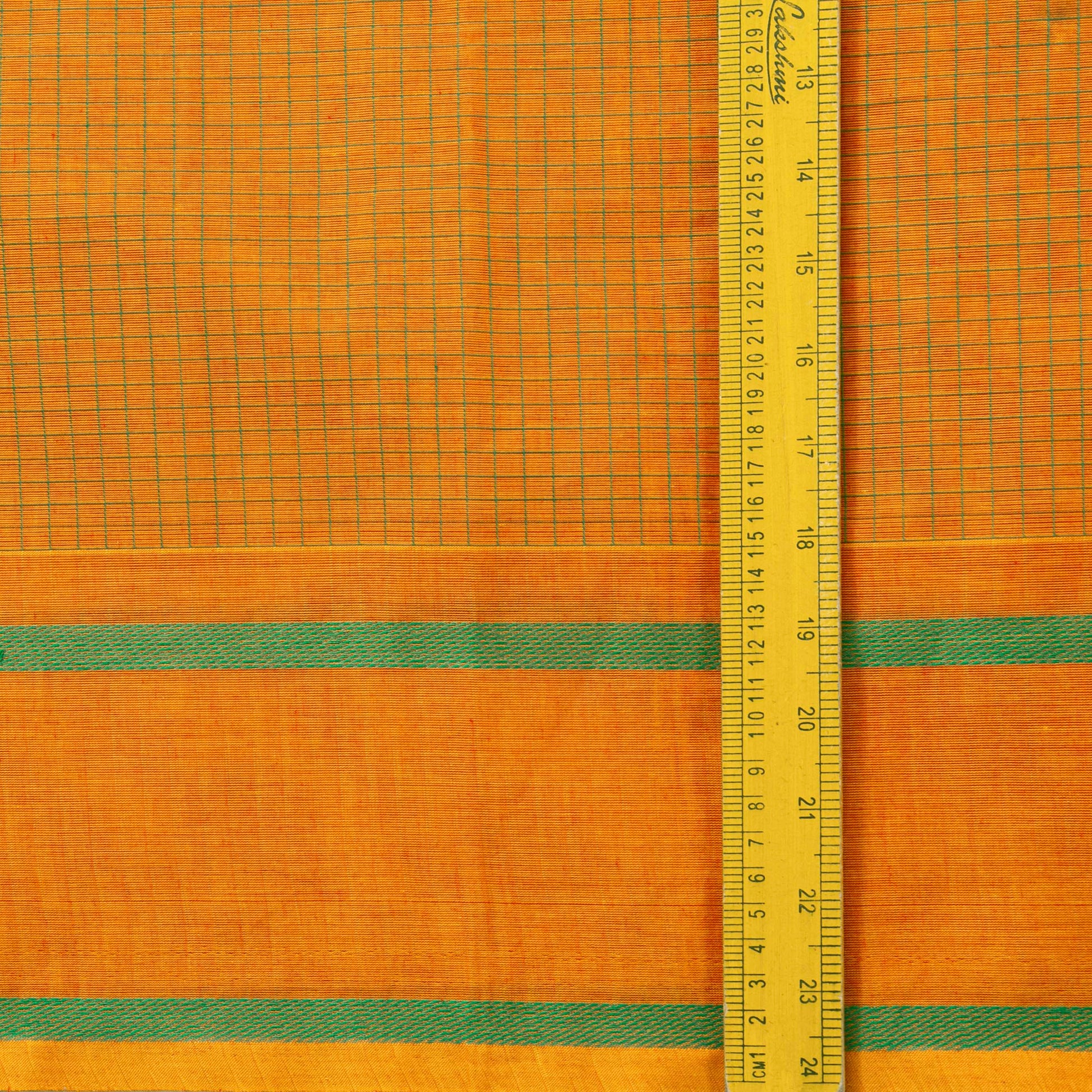 Mustard Kanchi Cotton Saree PV MM KC 111 - Cotton Saree - Panjavarnam PV MM KC 111