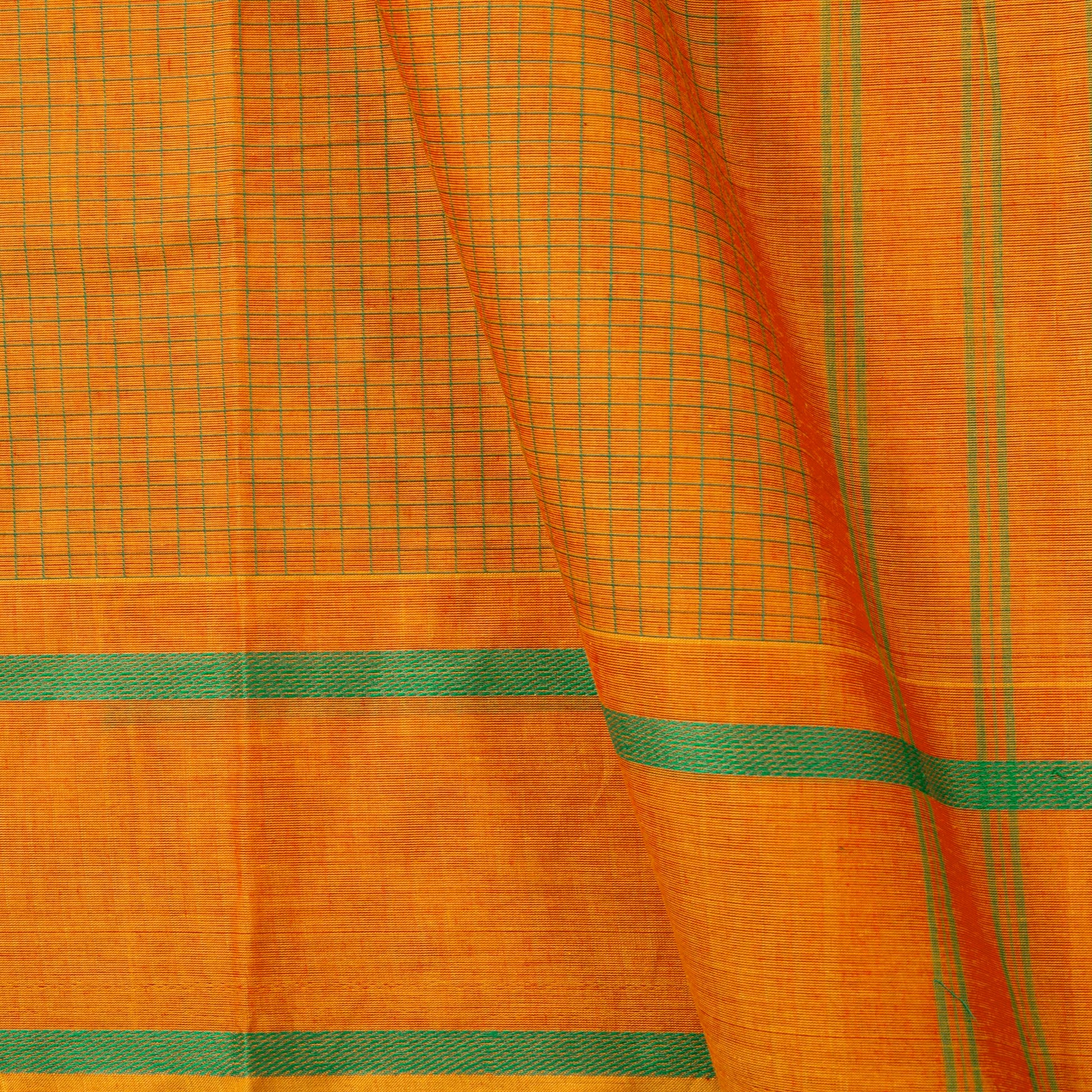 Mustard Kanchi Cotton Saree PV MM KC 111 - Cotton Saree - Panjavarnam PV MM KC 111