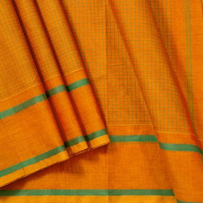 Mustard Kanchi Cotton Saree PV MM KC 111 - Cotton Saree - Panjavarnam PV MM KC 111